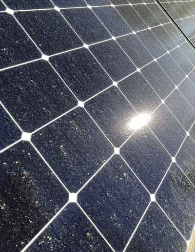 Clean panels produce more energy