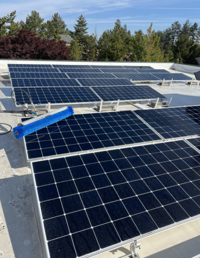 Professional tools we use to clean solar panels