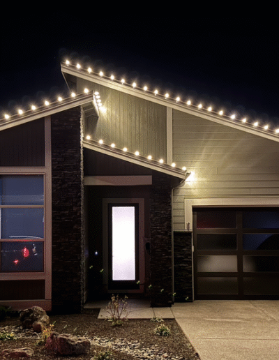 Holiday Lights installation example