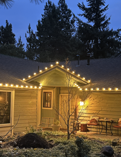 Holiday Lights installation example