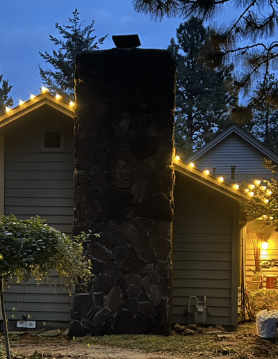 Holiday Lights installation example