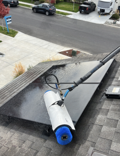 The C-1000 German Rotary Brush at work