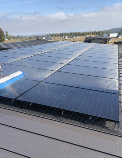 Professional solar panel cleaning